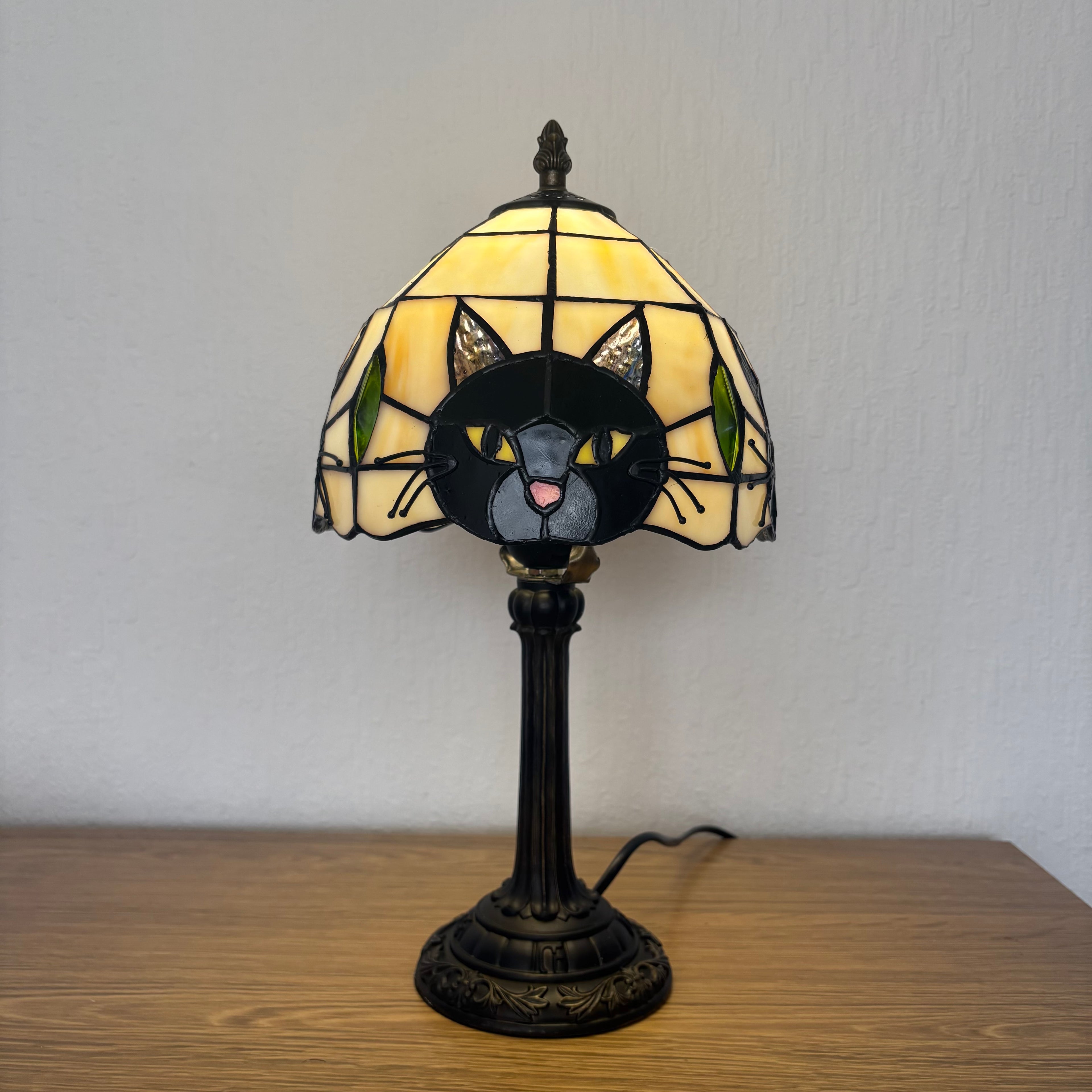 Black Cat Table Lamp 20cm