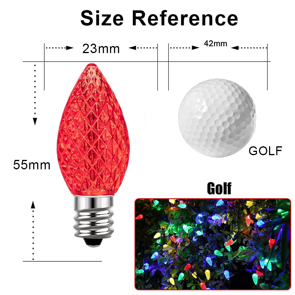 Multicolour LED Bulbs (25pk)