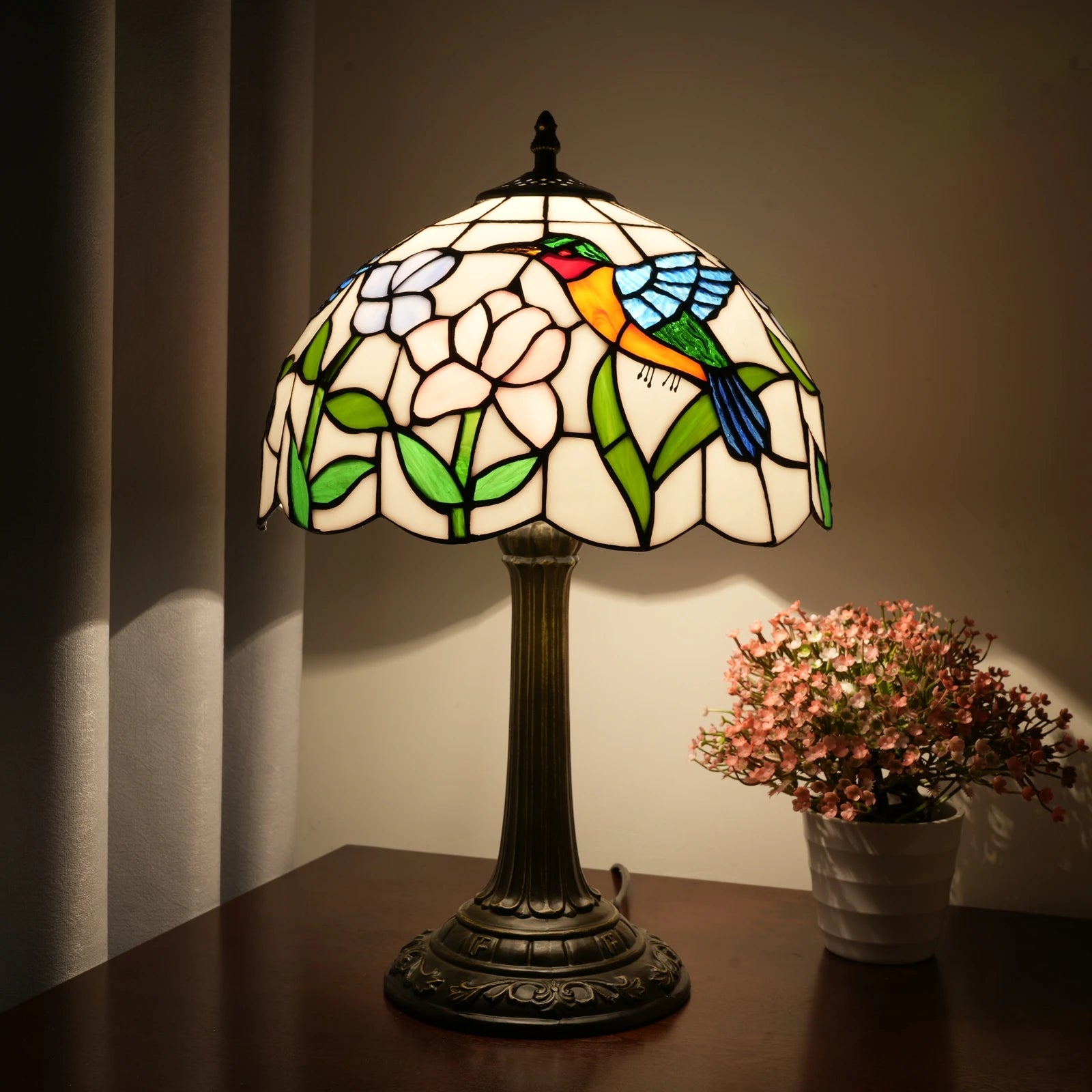Hummingbird Table Lamp 30cm