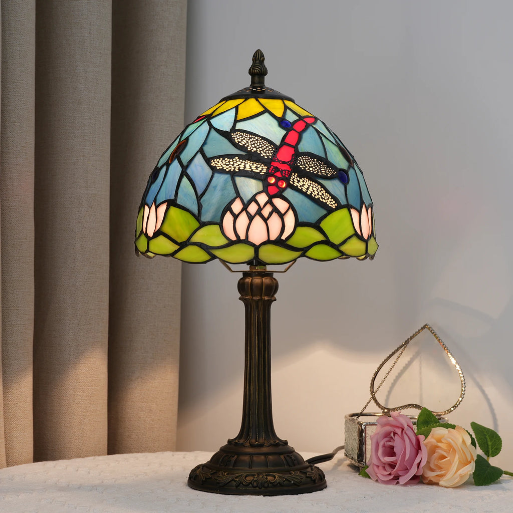 Dragonfly & Lotus Table Lamp 20cm