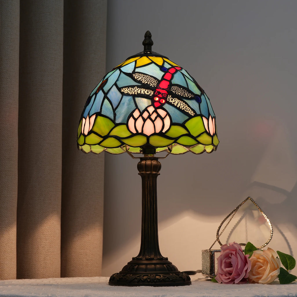Dragonfly & Lotus Table Lamp 20cm