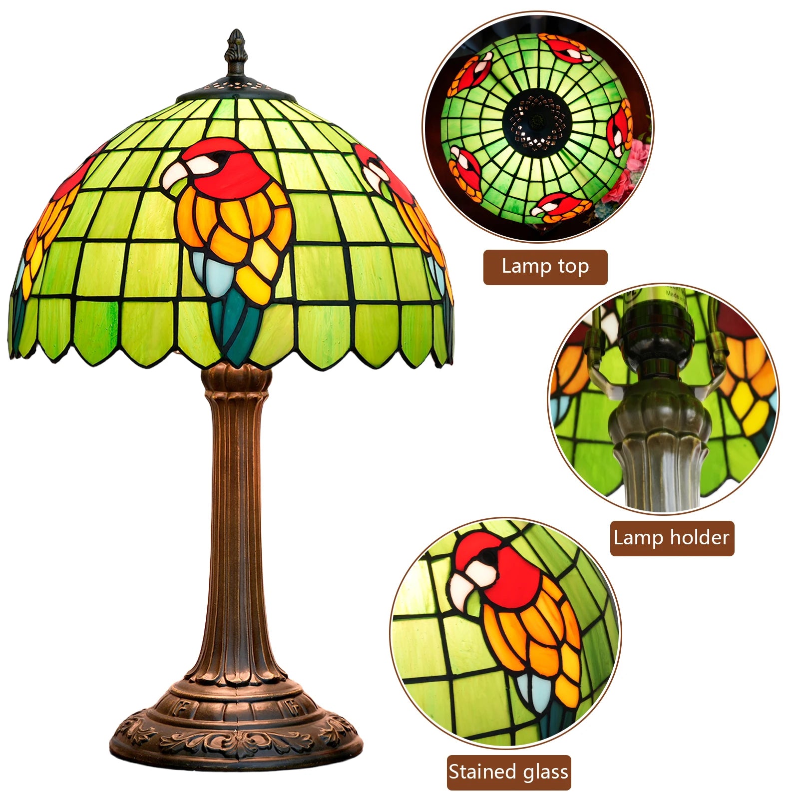 Parrot Table Lamp 30cm