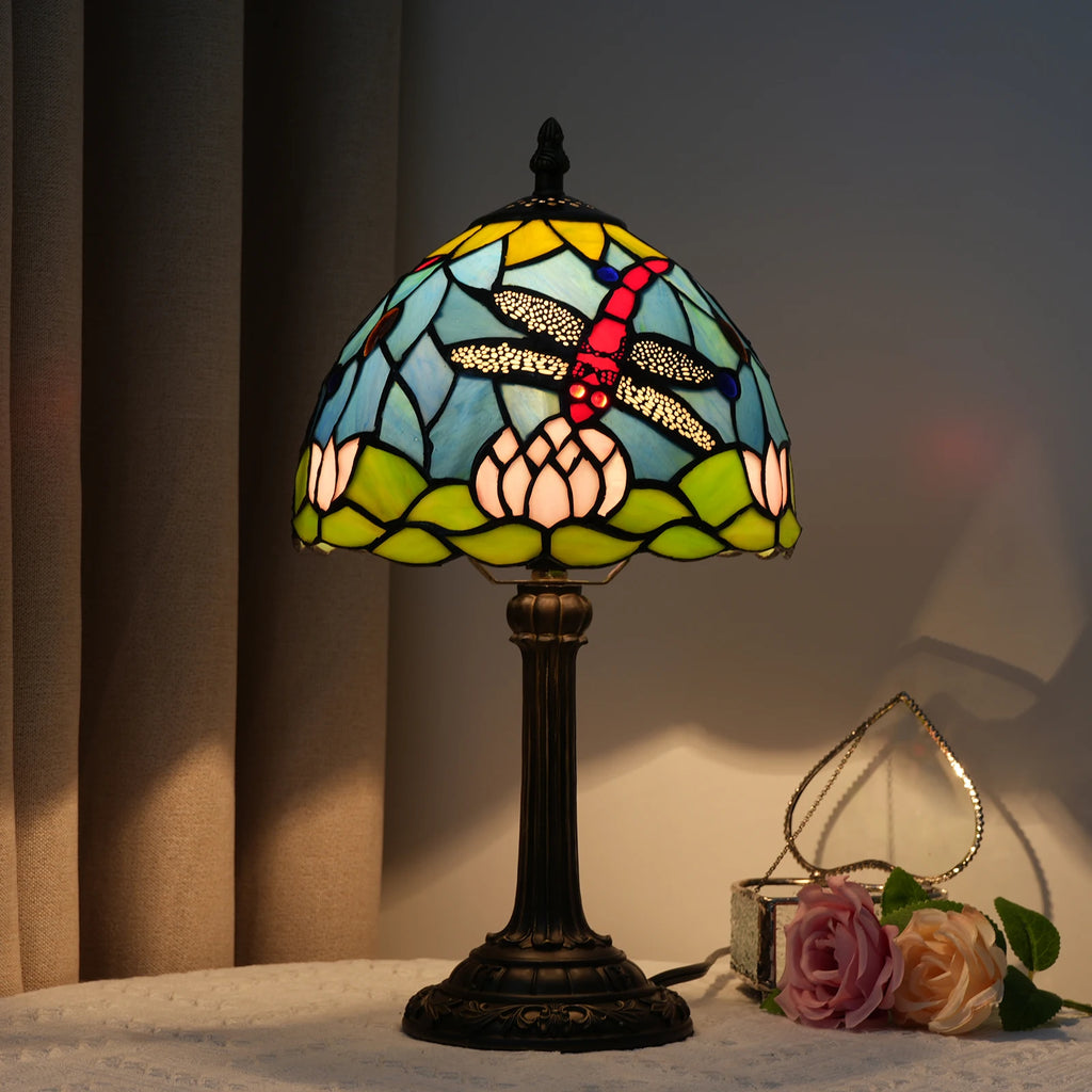 Dragonfly & Lotus Table Lamp 20cm