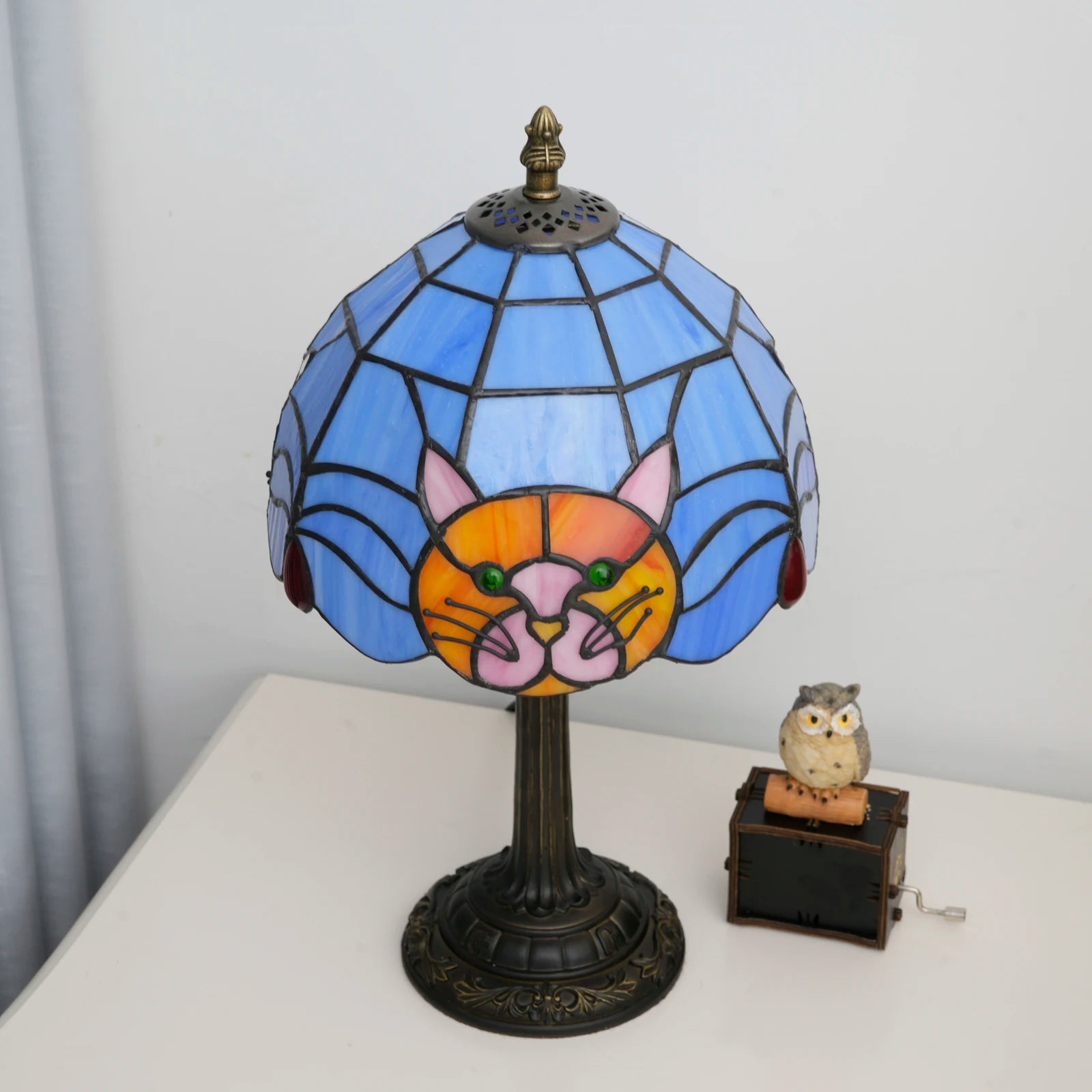 Ginger Cat Table Lamp 20cm
