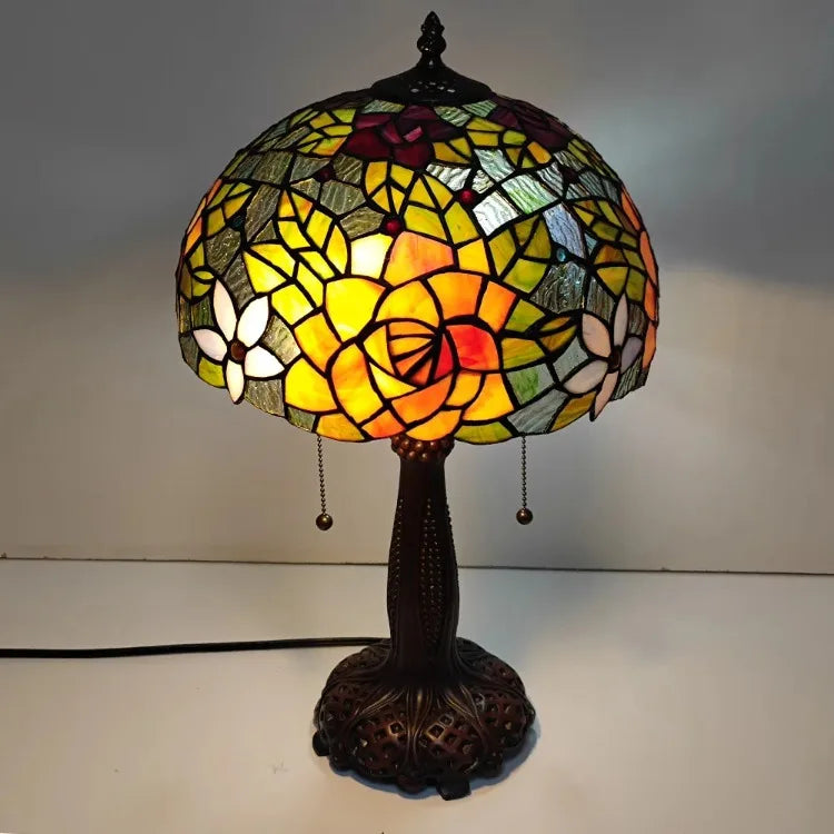 Floral Table Lamp 30cm