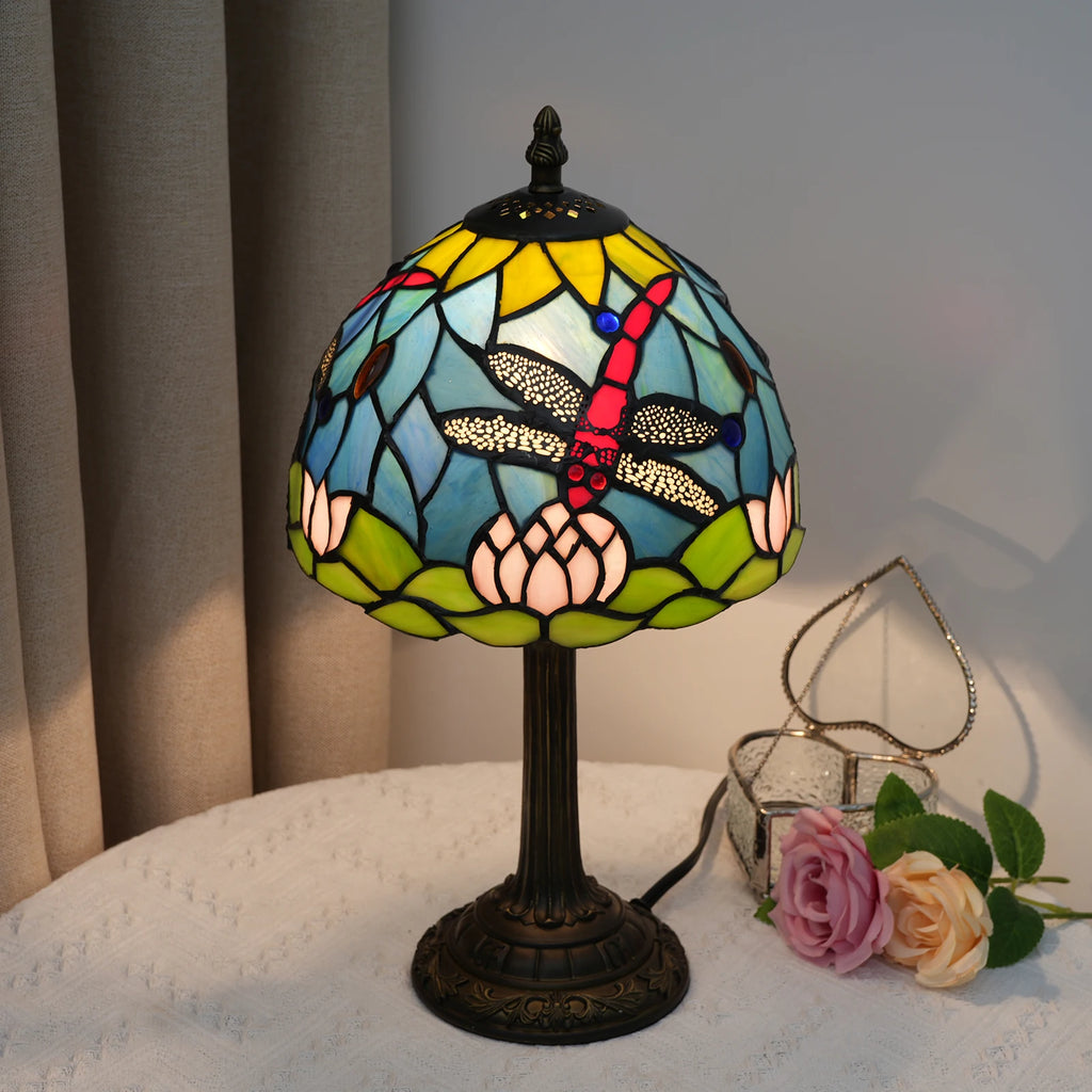 Dragonfly & Lotus Table Lamp 20cm