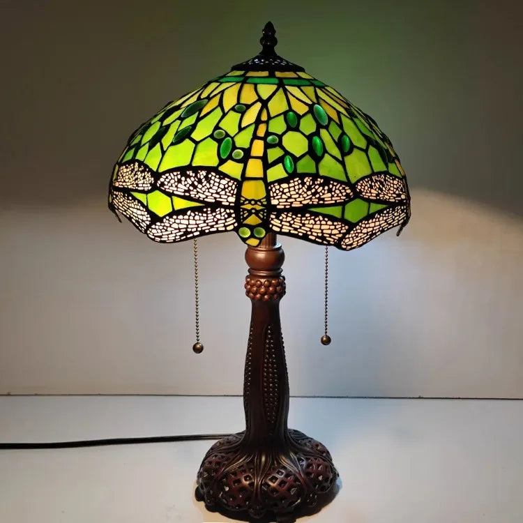 Green Dragonfly Lamp 30cm