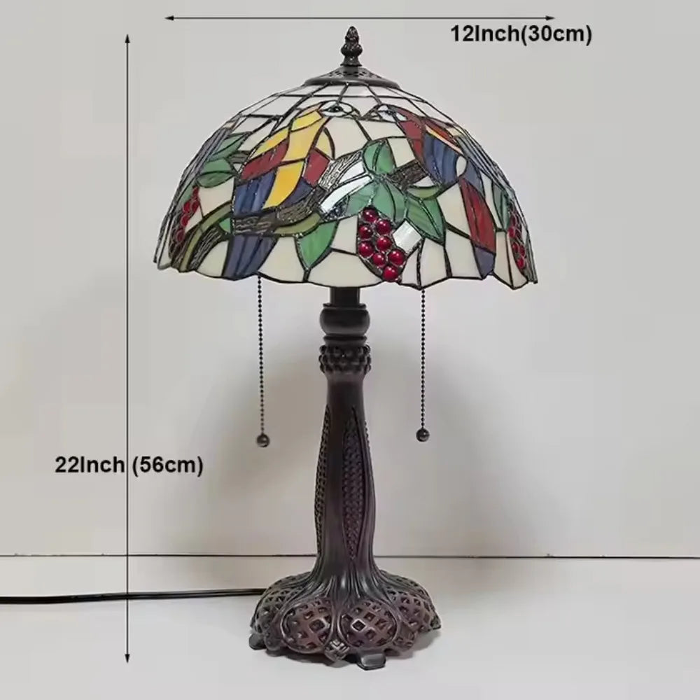 Green Dragonfly Lamp 30cm