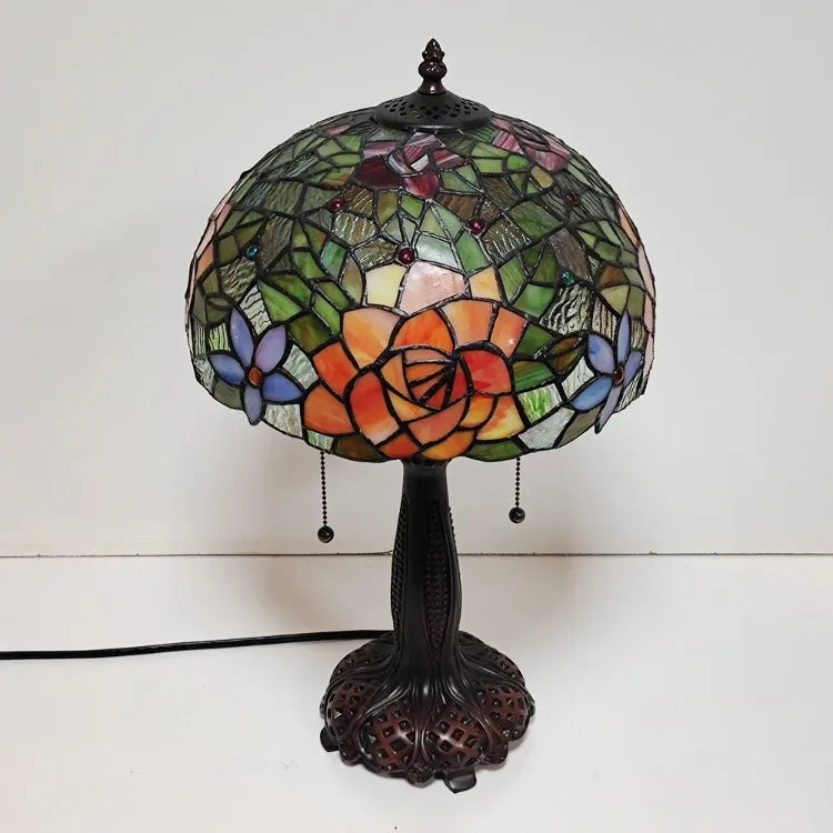 Floral Table Lamp 30cm