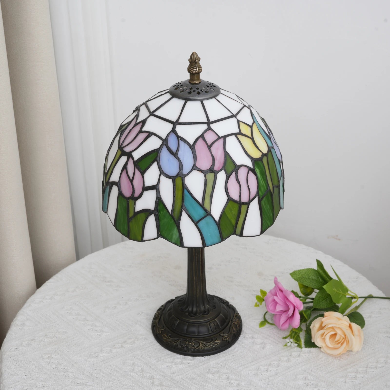 Multicolor Tulips Table Lamp 20cm