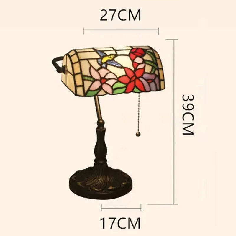 Butterfly Banker Table Lamp