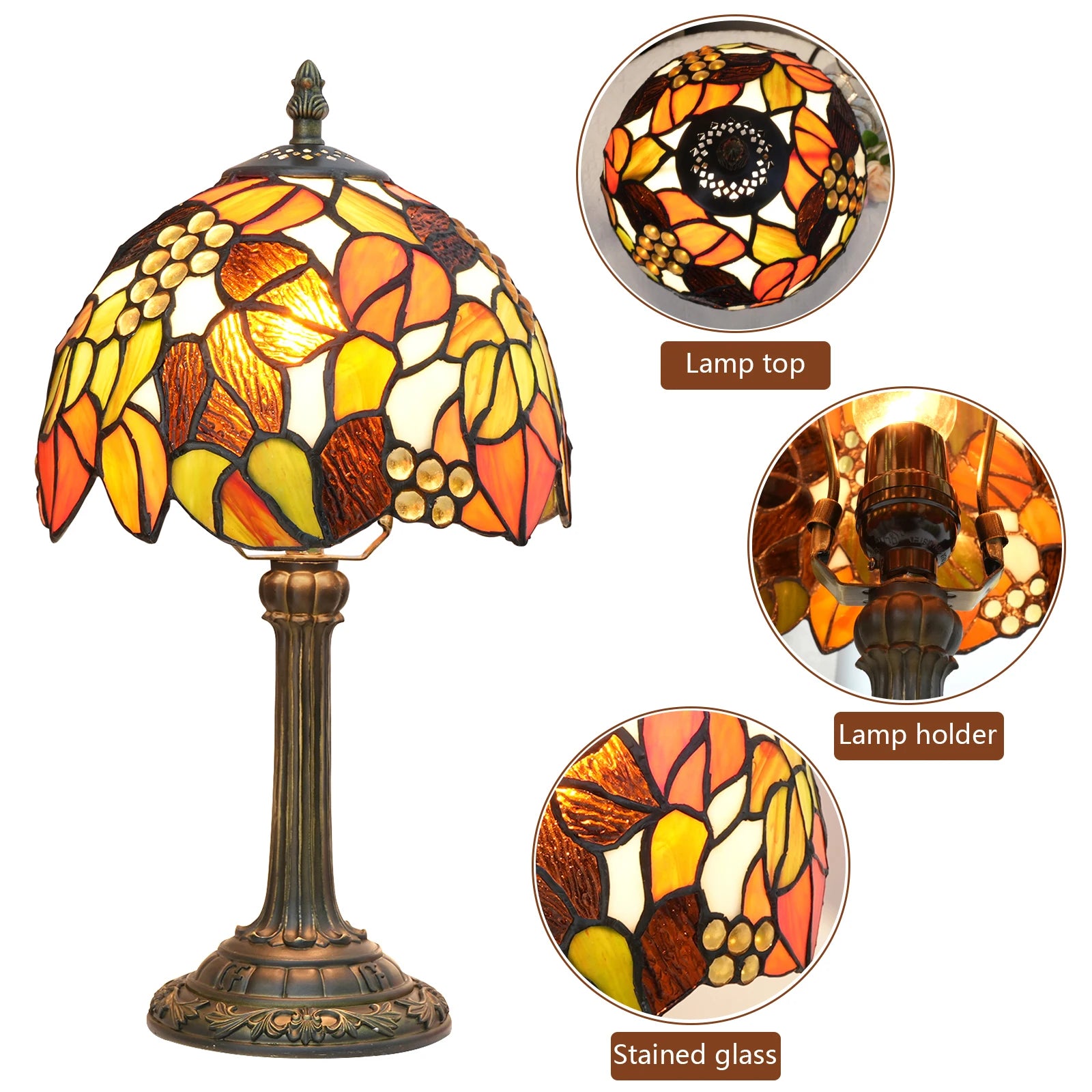 Autumn Table Lamp 20cm