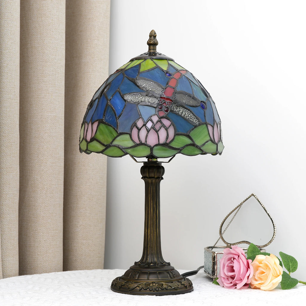 Dragonfly & Lotus Table Lamp 20cm