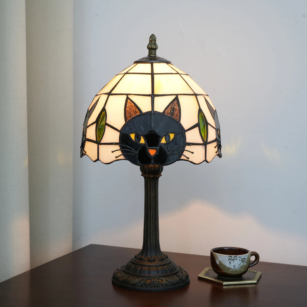 Black Cat Table Lamp 20cm