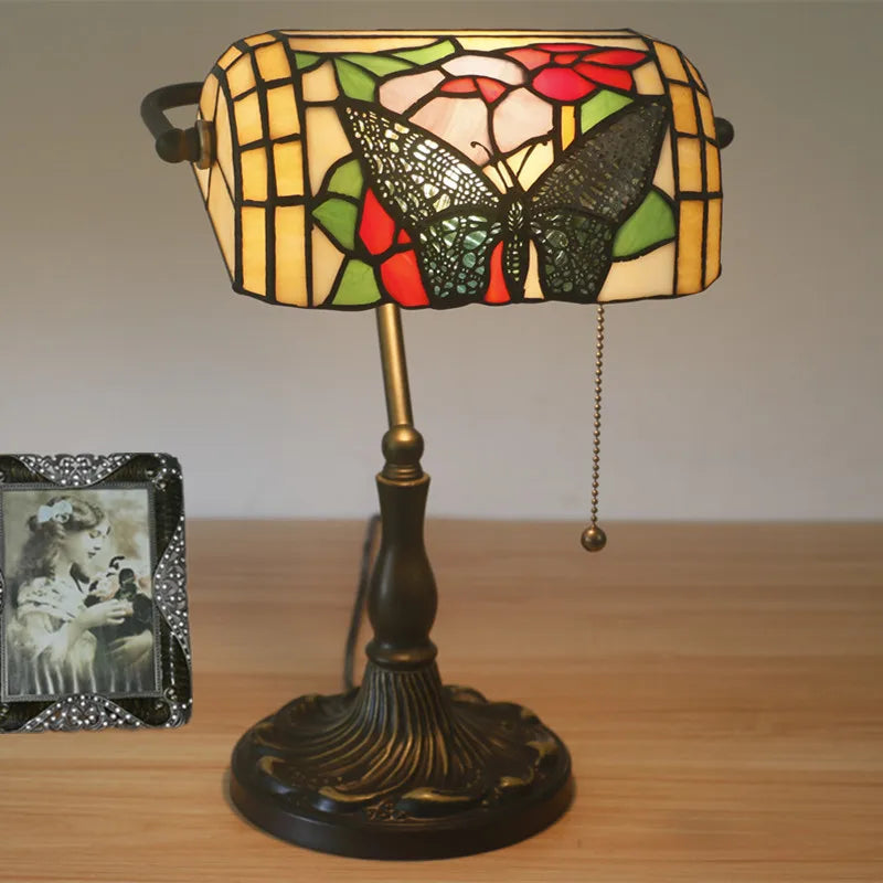 Butterfly Banker Table Lamp