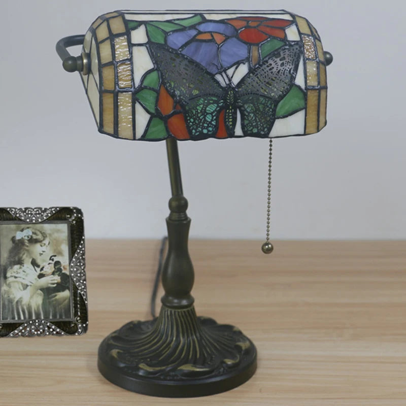 Butterfly Banker Table Lamp