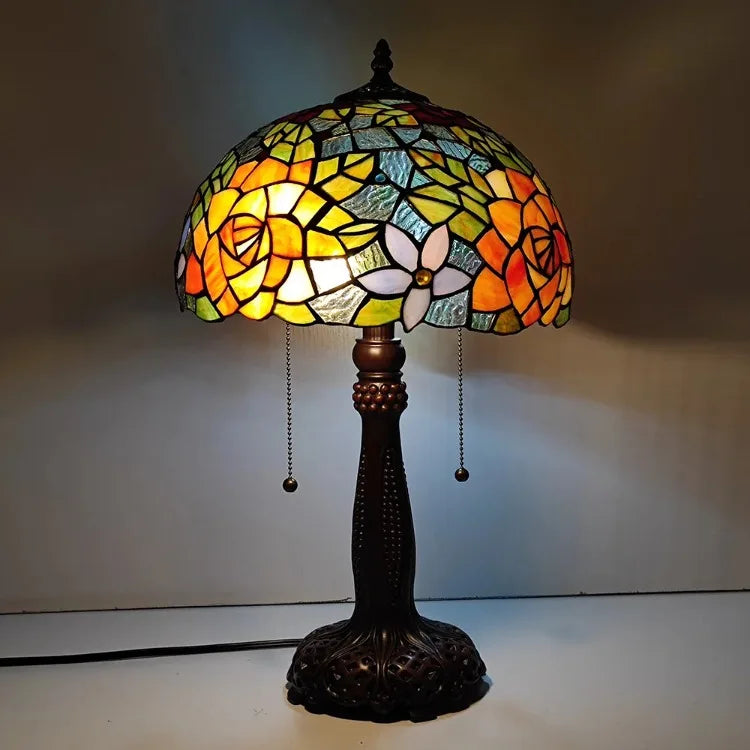Floral Table Lamp 30cm