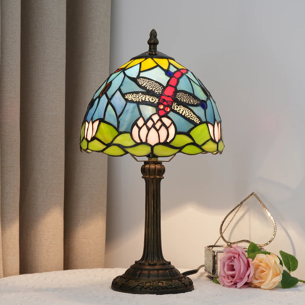 Dragonfly & Lotus Table Lamp 20cm
