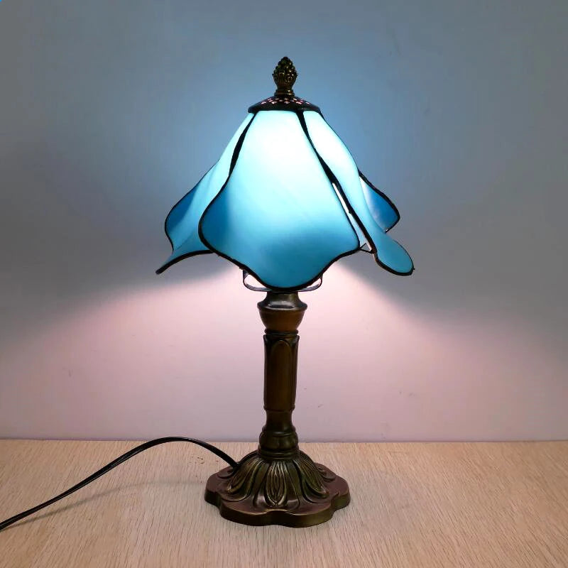 Blue Wisteria Table Lamp 20cm