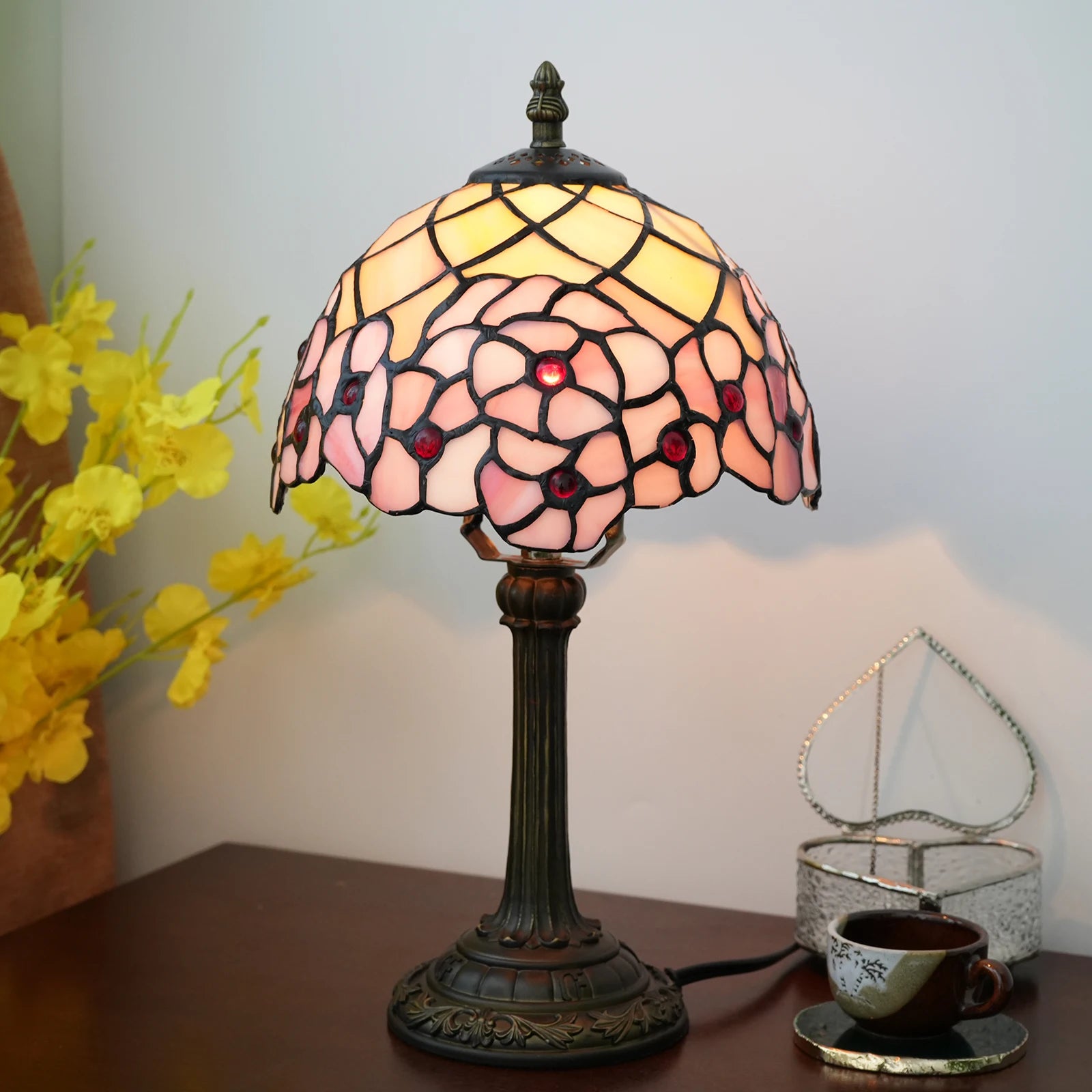 Cherry Blossom Table Lamp 20cm
