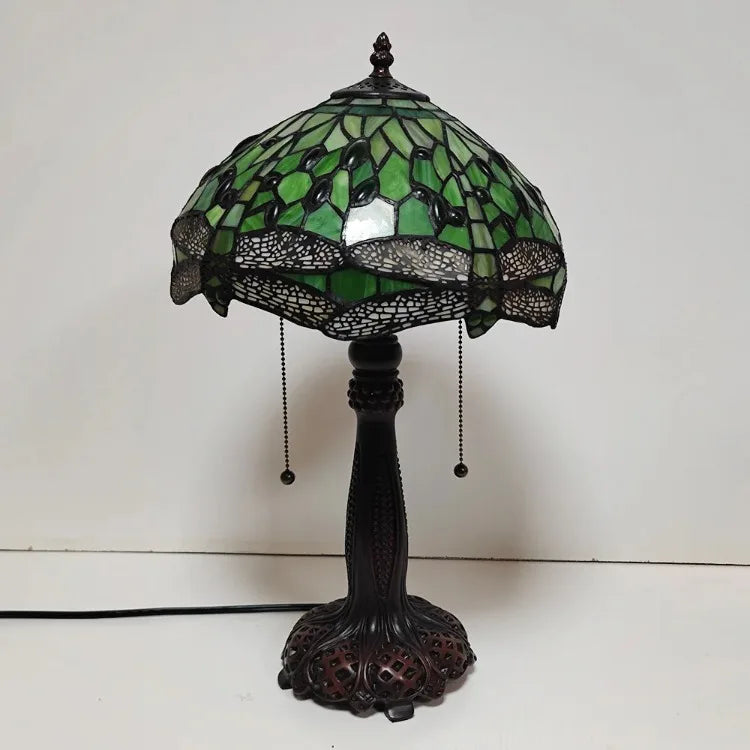 Green Dragonfly Lamp 30cm